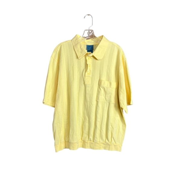 Tropi-Cool XLG RG Mens Short Sleeve Banded Hem Knit Polo Casual Shirt VTG - Picture 1 of 5